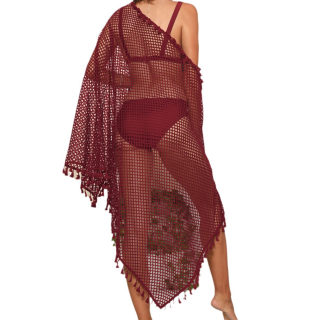 Mesh beach cover-up 5