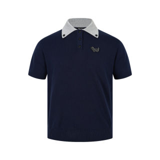 Loose Casual Knitted Polo Shirt 5
