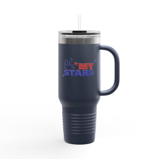 USA Stars insulated travel mug, 40oz 16