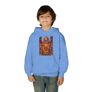 Spooky Pumpkin Patch Trick or Treat Kids Hoodie 27
