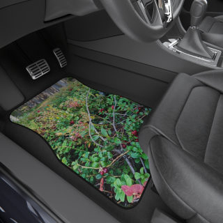 Forest berry groundcover car mats | front floor mats (set of 2) 5