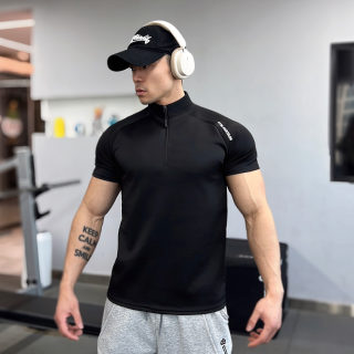 Soft Shell Fleece Half-Zip T-Shirt | Slim Fit Casual Stretchy 6