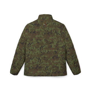 Green Digital Camo Puffer Jacket 2