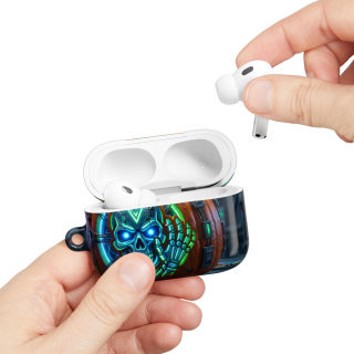 Neon Skull Pumpkin AirPod Case 27