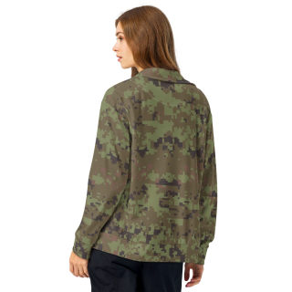 Unisex Track jacket,  digital green camo 2