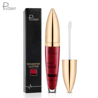 Pudaier Glitter Matte-Pearl Lip Gloss, Non-Sticky 3