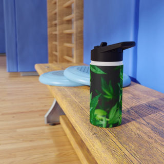 Marijuana Cannabis Leaf Water Bottle | Stainless Steel Bottle 7
