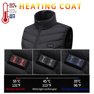 Women's Heated Vest | Dual Control Switch Charging Jacket 3
