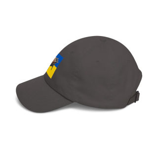 Grill Skewers on Blue Yellow Flag Dad Cap | BBQ Ukraine Baseball Hat 31