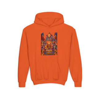 Spooky Pumpkin Patch Trick or Treat Kids Hoodie 6