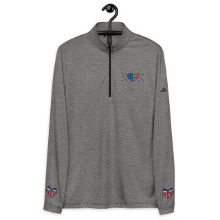 Adidas Quarter Zip Pullover "Happy USA" 7