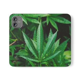 Marijuana leaf flip case 9