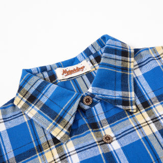 Loose Plaid Short Sleeve Shirt | Men's Open Front 3