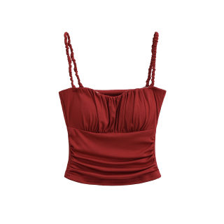 Ruffled Strapless Crop Top 3