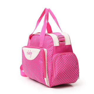 5-Piece Large-Capacity Diaper Bag Set for Mom and Baby 5