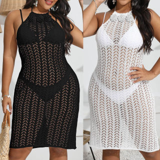 Plus Size Floral beach cover-up