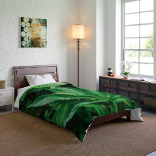 Marijuana Leaf Comforter 8