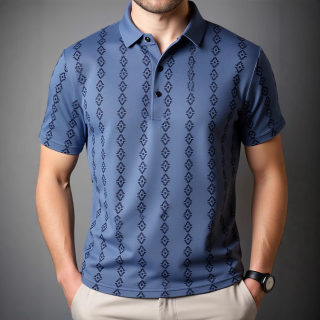 Trendy Casual Seamless Polo Shirt for Young Adults 3