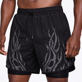 Men's Two-Layer Quick-Dry Sports Shorts 6