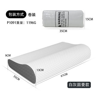 Ergonomic Memory Foam Gel Pillow | Firm Ventilated for Side Sleepers 4