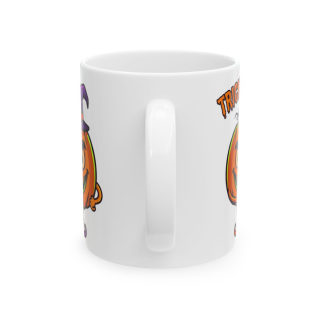 Trick or Treat Pumpkin Candy Mug | Halloween Ceramic Coffee Cup 5