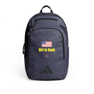 American flag 'dirt is good' embroidery backpack 5