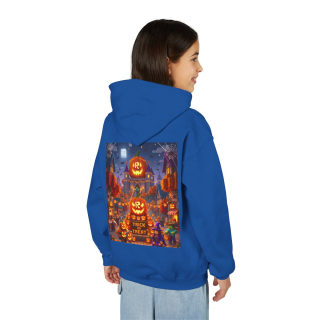 Spooky Pumpkin Patch Trick or Treat Kids Hoodie 92