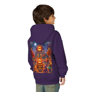 Spooky Pumpkin Patch Trick or Treat Kids Hoodie 77