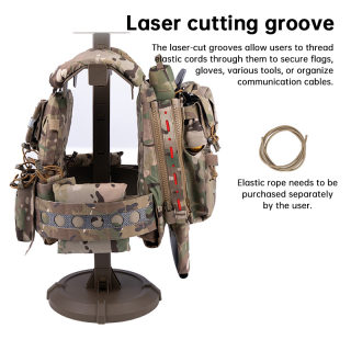 Tactical gear — Ferro Style #10 zipper MOLLE panel, tactical rear extension 3