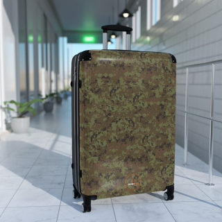 Digital Camo Suitcase | Carry-On Luggage with Telescoping Handle 9