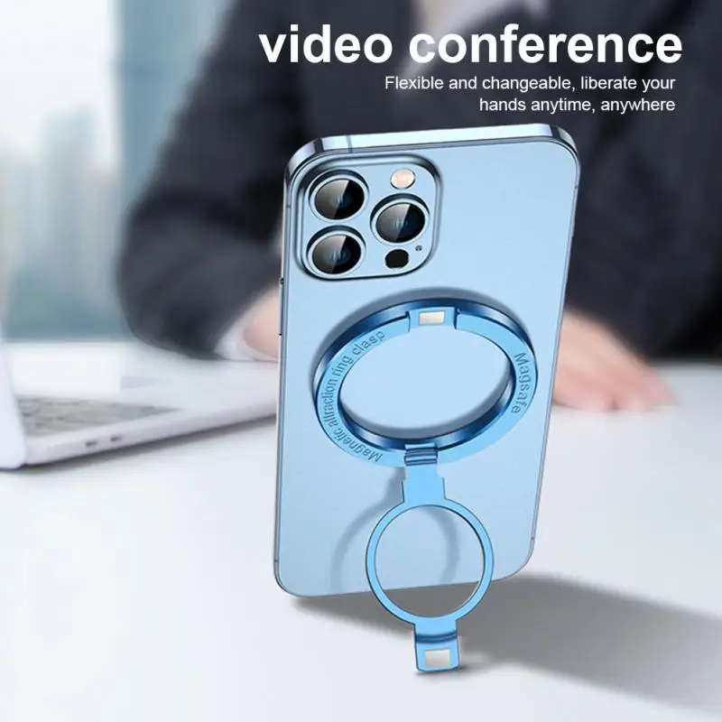 Magnetic Ring Phone Holder | Finger Grip Kickstand for iPhone 12-14 Max 4