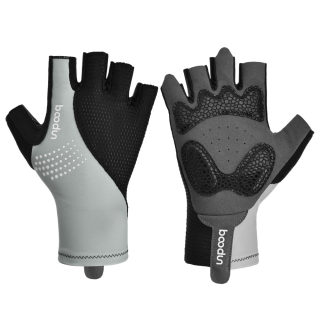 BOODUN Road Cycling Gloves | Mesh Stitching Silicone Palm 3
