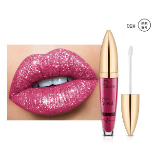 Pudaier Glitter Matte-Pearl Lip Gloss, Non-Sticky 5