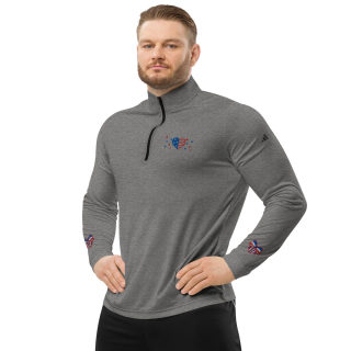 Adidas Quarter Zip Pullover "Happy USA" 10