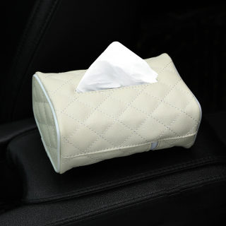 Hanging Leather Tissue Box for Car 5