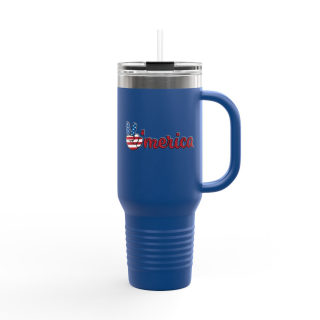 'Merica Peace Hand travel mug, 40oz insulated tumbler 15