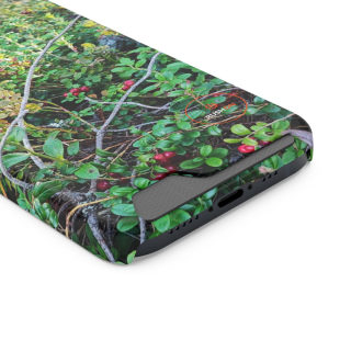 Wild berry bush phone case 60