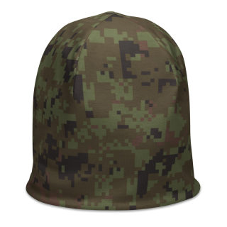 All-Over Print Beanie Green Digital Camo 20