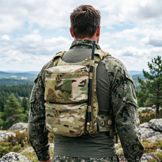 Tactical gear — tactical back panel, double general purpose pouch for FCPC V5 6