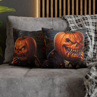 Candy-Eating Jack-O'-Lantern Pillowcase