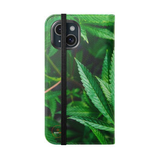 Marijuana leaf flip case 106