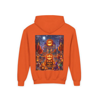 Spooky Pumpkin Patch Trick or Treat Kids Hoodie 54