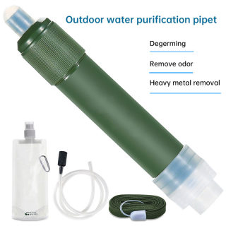 Portable Camping Water Filter Straw for Survival & Emergency Use