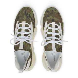 Camo Pattern Men's Mesh Sneakers 4