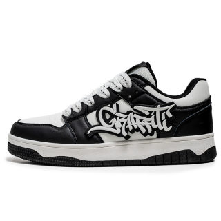 Korean-Style Low-Top Color-Block Board Shoes for Men 6