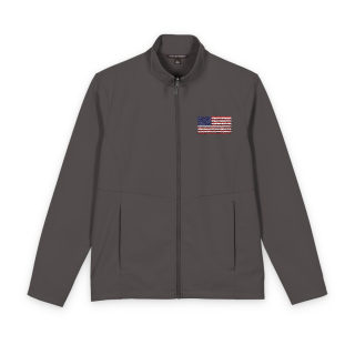 Distressed American Flag Jacket | Soft Shell Jacket 3