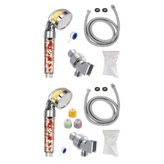 Fragrance Anion Shower Nozzle Set | Adjustable Quick-Connect Sprinkler
