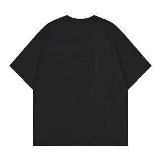 Embroidered Letter Sticker Short Sleeve T-Shirt | Men's 2