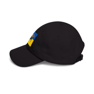 Grill Skewers on Blue Yellow Flag Dad Cap | BBQ Ukraine Baseball Hat 30