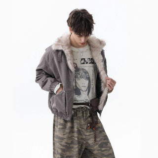 Retro Workwear-Style Padded Jacket 4